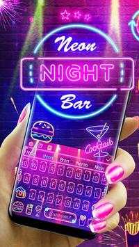 Neon Night Bar keyboard screenshot 1