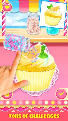 Cupcake Games Food Cooking скриншот 3