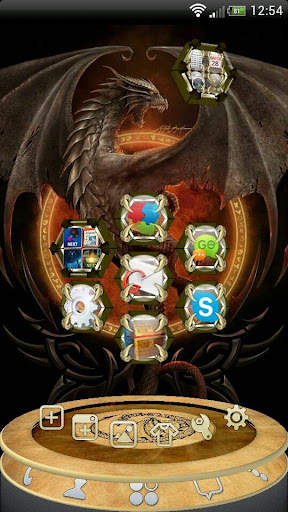 Next Launcher Dragon Theme screenshot 1