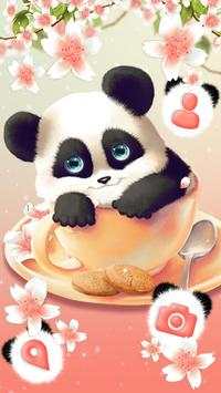 Sakura Panda Themes HD Wallpapers Launcher 3D screenshot 2