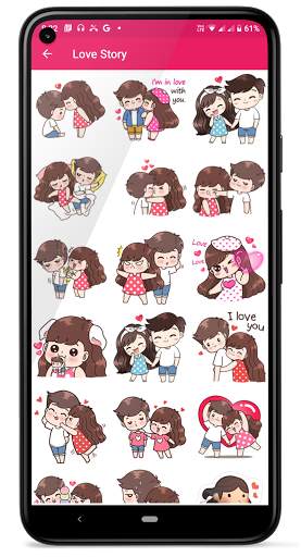 Kiss Me Love Stickers: Kiss Me Wallpaper screenshot 1