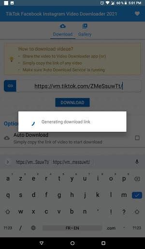 TikTok Facebook Instagram Video Downloader 2021 screenshot 2
