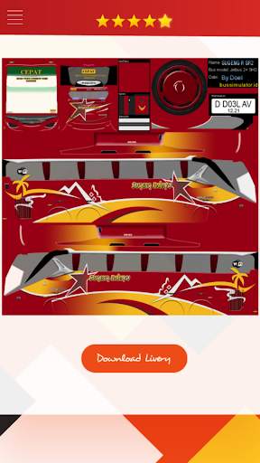 Livery Bussid Jetbus 3 SHD Update screenshot 2