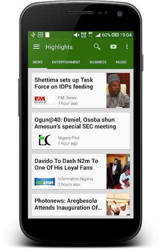 Naija News Feed screenshot 1