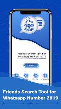 Friends Search Tool for Whatsapp Number 2019 screenshot 1