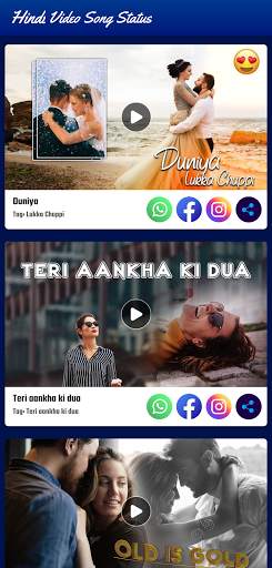 Hindi Video Songs Status Maker स्क्रीनशॉट 4