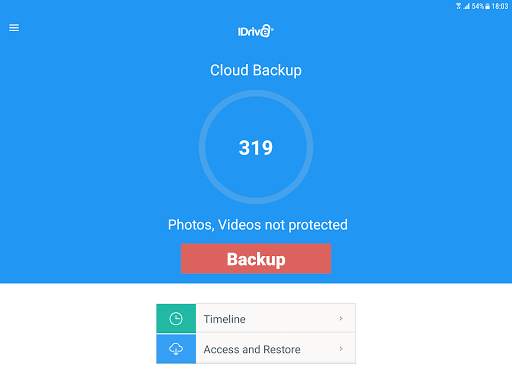 IDrive Online Backup screenshot 8