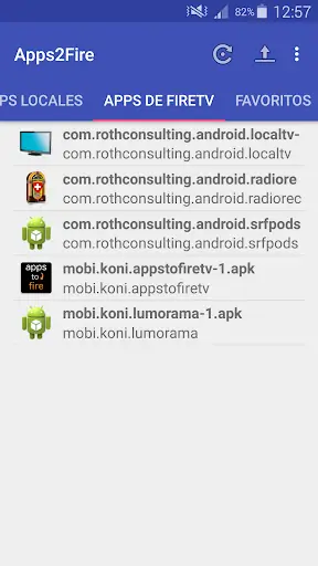 Apps2Fire screenshot 1