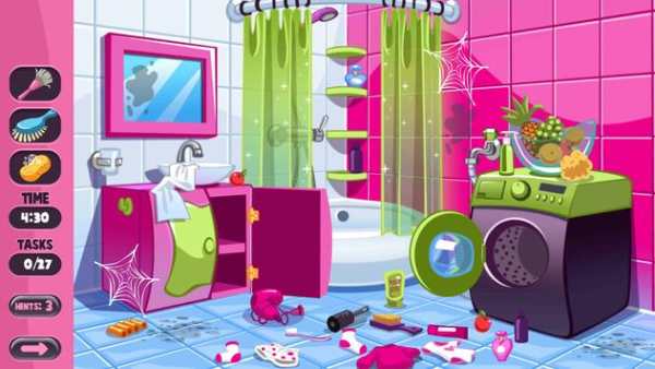 baby puppet house cleaning game screenshot 6