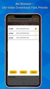 Bio Browser - Lite Video Download, Fast, Private screenshot 4