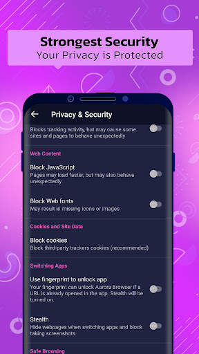 Aurora: Unblock Site screenshot 4