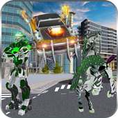 Robot Horse Robotic Car Transform Game logo
