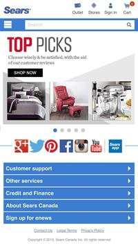 Sears Canada screenshot 1