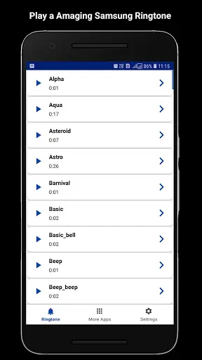 Ringtone for Samsung Stock Ringtone screenshot 2