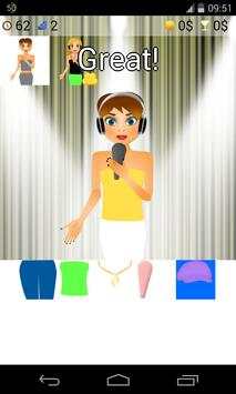 singer dress up games screenshot 1