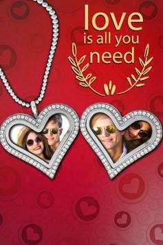 Couple Locket Photo Frame and Photo Editor 4 تصوير الشاشة