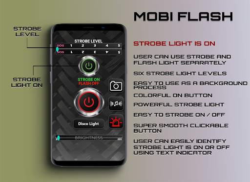Mobiflash- brightest emergency flashlight screenshot 3