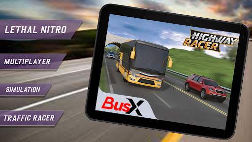 BusX Highway Racer: Traffic Racer: Bus Simulator screenshot 1