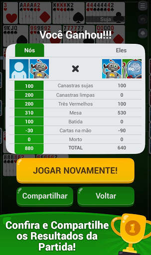 Tranca Jogatina: Jogo de Cartas de Baralho Grátis screenshot 22