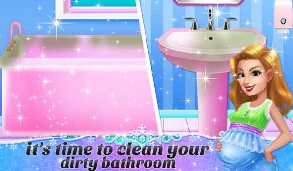 Virtual Pregnant Happy Mom House Cleaning Game screenshot 8