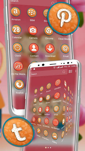 Cute Friendship Launcher Theme screenshot 2