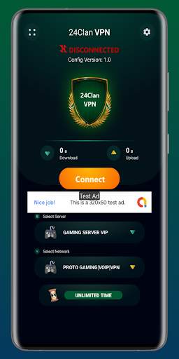 24clan VPN Lite SSH Gaming VPN screenshot 1