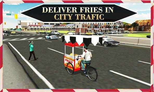 Fries Hawker Cycle Rider Sim screenshot 3