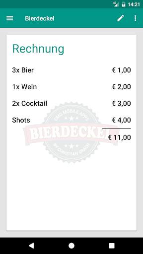 Bierdeckel - Getränke Zähler screenshot 2