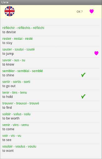 Hangman French basic Verbs screenshot 5