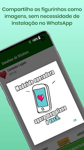 Figurinhas de Amor e Cantadas screenshot 4