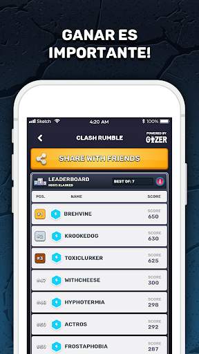 GIZER - Compite en Torneos y Agrupaciones de Móvil screenshot 4