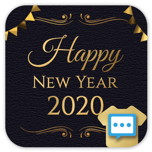 New years night Next SMS skin icon