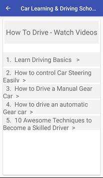 Car Learning & Driving Schools screenshot 6