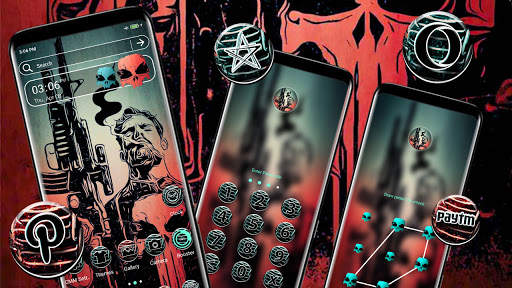 Gun Man Launcher Theme screenshot 3
