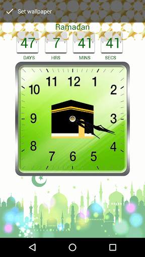 Islamic Live Clock Wallpaper & Date Countdown screenshot 9