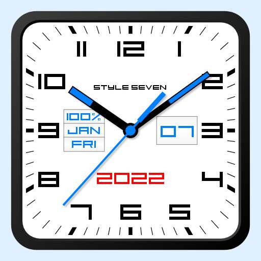 Square Analog Clock-7 4.6