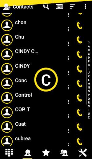 Theme Rocketdial Mixer Yellow screenshot 3