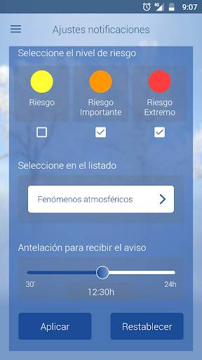El tiempo de AEMET screenshot 2