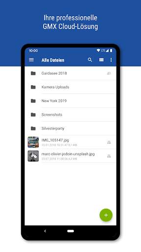 GMX Cloud screenshot 1