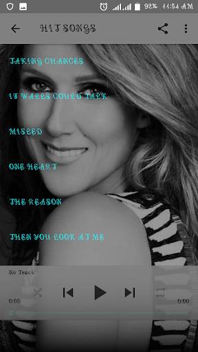 CELINE DION-HIT SONGS & LYRICS screenshot 3