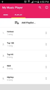 MP3 مجانا مشغل موسيقى لالروبوت 1 تصوير الشاشة