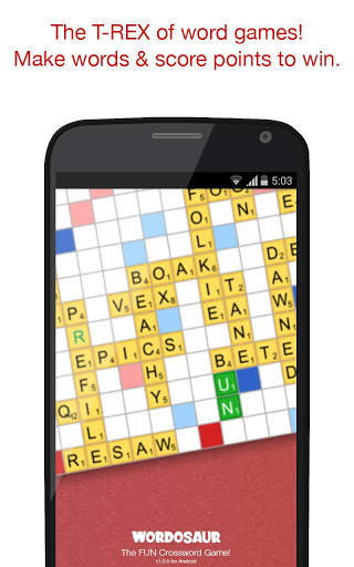 Wordosaur Top Rated Word Game screenshot 1