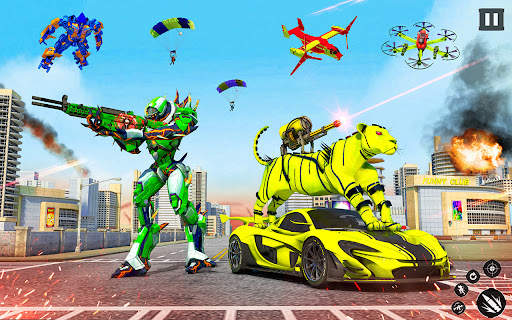 Panther Robot Transform Car screenshot 7