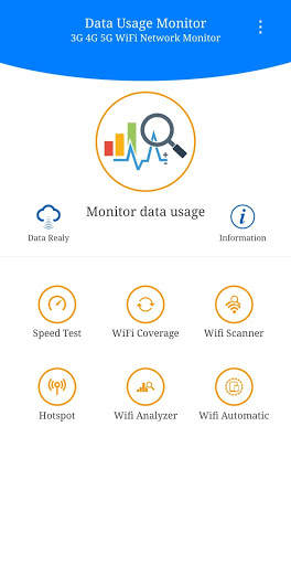 Data Usage Monitor / Wifi, 5G, 4G, 3G Monitor screenshot 2