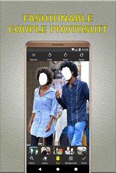 Fashionable Couple Photo Suit скриншот 4