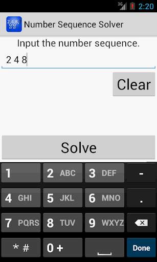 Number Sequence Solver скриншот 5
