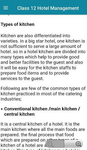NEB Class 12 Hotel Management Notes Offline screenshot 5