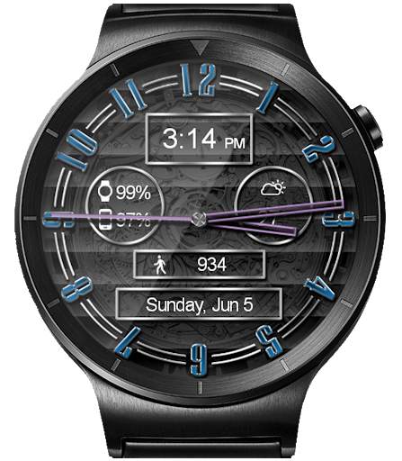 Polished Style HD Watch Face & Clock Widget screenshot 16
