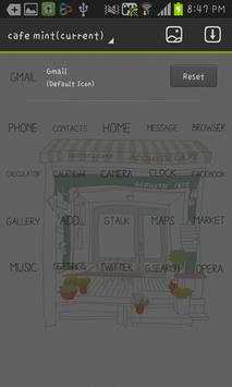 Cafe Mint GO Launcher theme screenshot 4