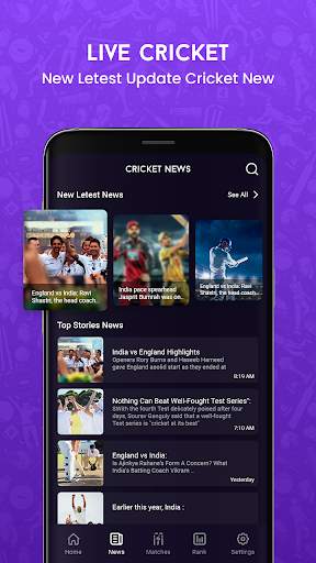 Cricket Score - Cricket Live Score & Scoreboard screenshot 3